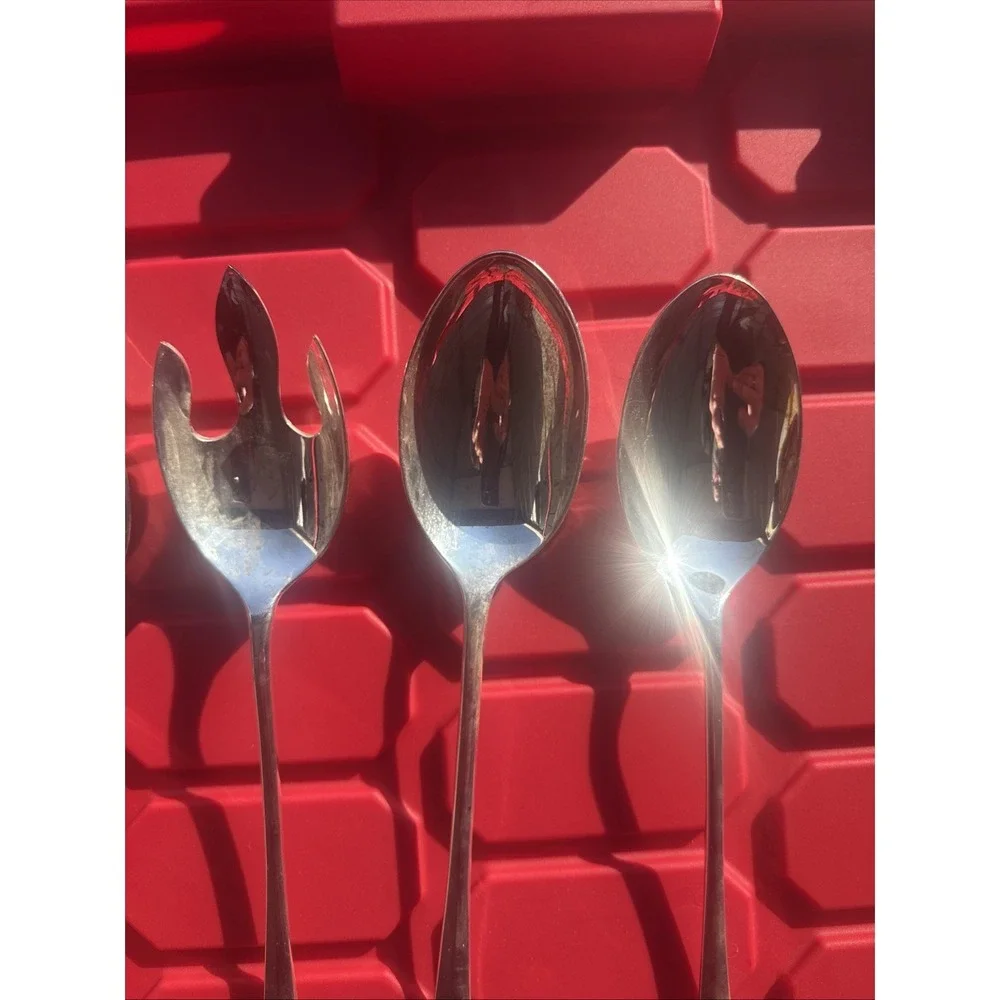 Lot of 5 Godinger Silver Art Co Silver Plated Serving Set 13